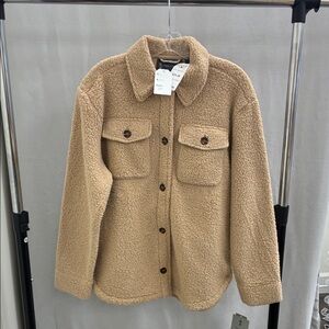 Free Country Sahara Alpaca Fleece Sherpa Shacket